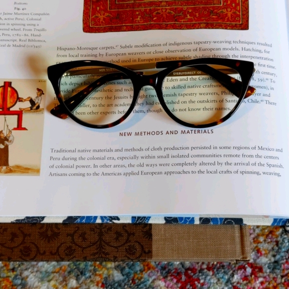 Eye Buy Direct tortoise and gold glasses - Picture 1 of 9